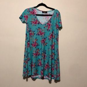 Floral shift dress - Impressions Online Boutique